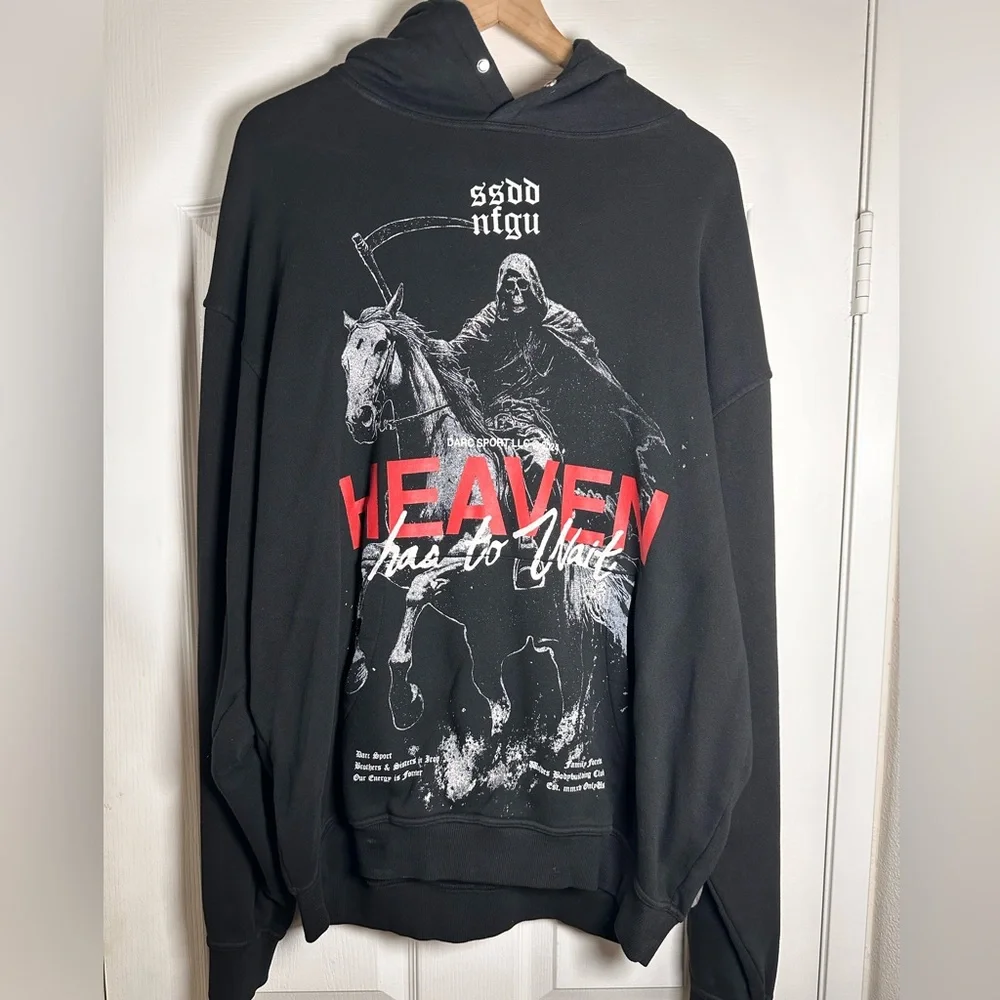 Darc Sport Hoodie limited edition heaven has to wait hoodie - Picture 1 of 2
